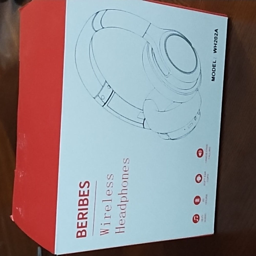 BERIBES wireless headphones Black
